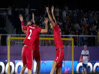 پیروزی قاطع تیم ملی فوتبال ساحلی در سومین دیدار برابر بلاروس