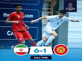 مسابقات فوتسال کافا/تیم ملی زیر ۱۹ سال ایران قهرمان شد