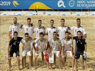 رده بندی فوتبال ساحلی، ایران در جایگاه سوم آسیا