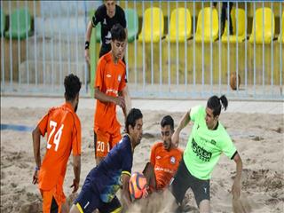 پیروزی فولاد و شکست شهرداری بندرعباس در لیگ برتر فوتبال ساحلی