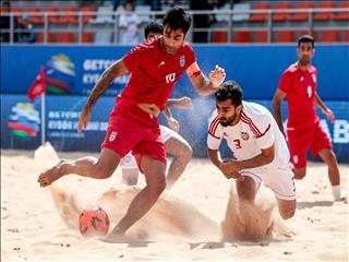 فوتبال ساحلی سن‌پترزبورگ/تحقیر امارات مقابل ساحلی بازان ایران