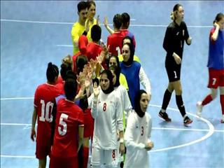 پیروزی پرگل زنان ایران مقابل قرقیزستان در کافا