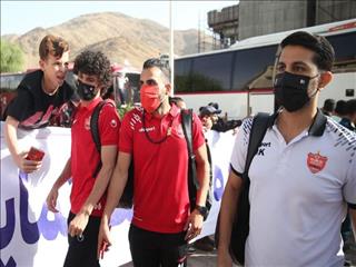 ورود کاروان پرسپولیس به اراک