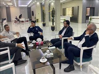 دیدار و بدرقه تیم ملی توسط سرپرست کمیته فوتسال