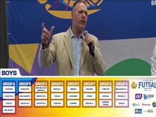 قهرمانی فوتسال دانش‌آموزان جهان/ گروه‌بندی پسران ایران در برزیل مشخص شد