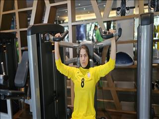 تصاویری از  تمرین ریکاوری ملی پوشان در سالن جیم