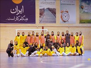 تصاویری از تمرین تیم ملی فوتسال بانوان