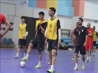 گزارش تصویری از تمرین تیم ملی فوتسال